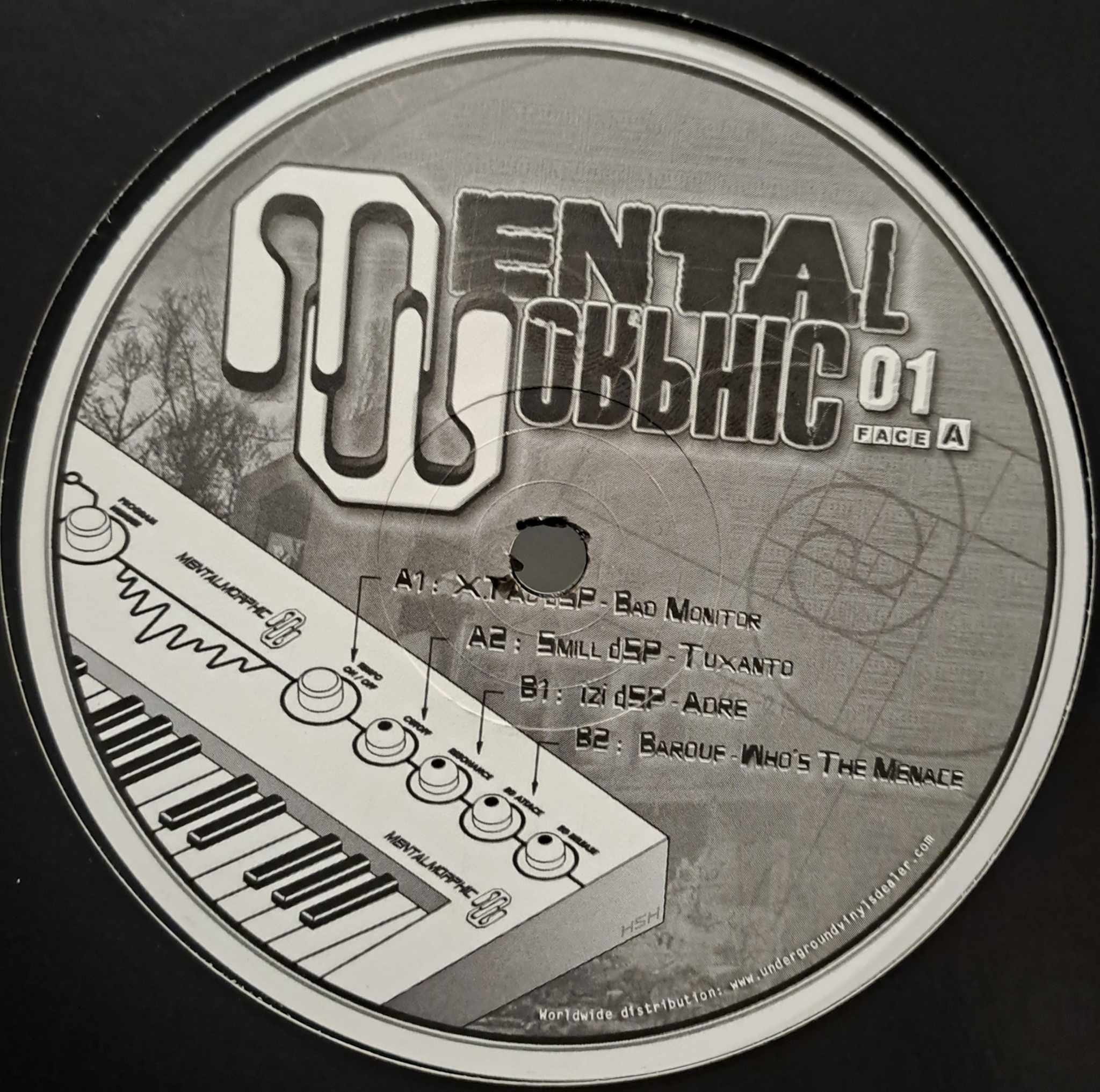 Mental Morphic 01 (toute dernière copie en stock) - vinyle freetekno